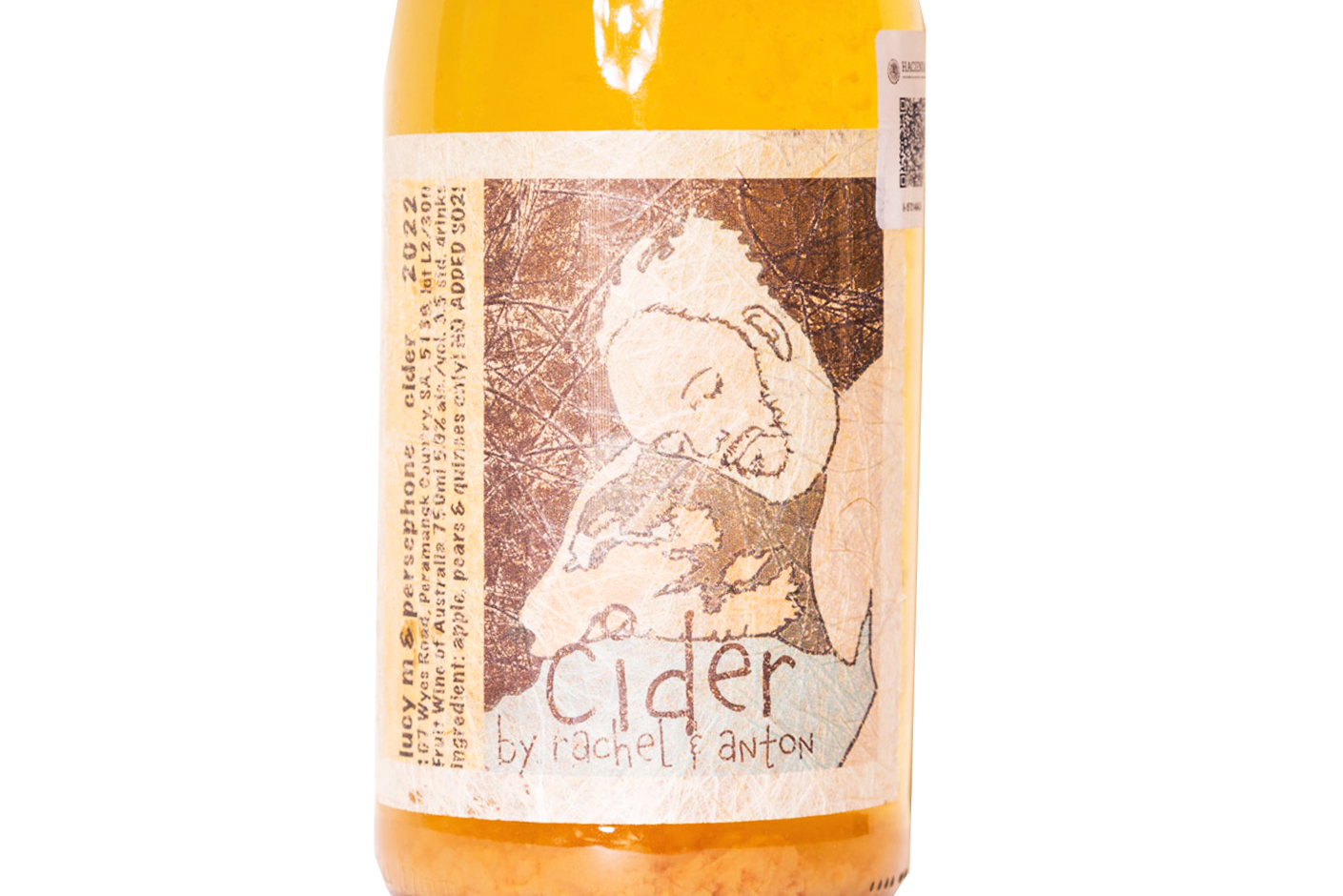 ucy margaux, cider 2022, australia, natural wine, natty wine, vino natural, salvaje vinos, sidra natural, sidra, funky, rachel signer