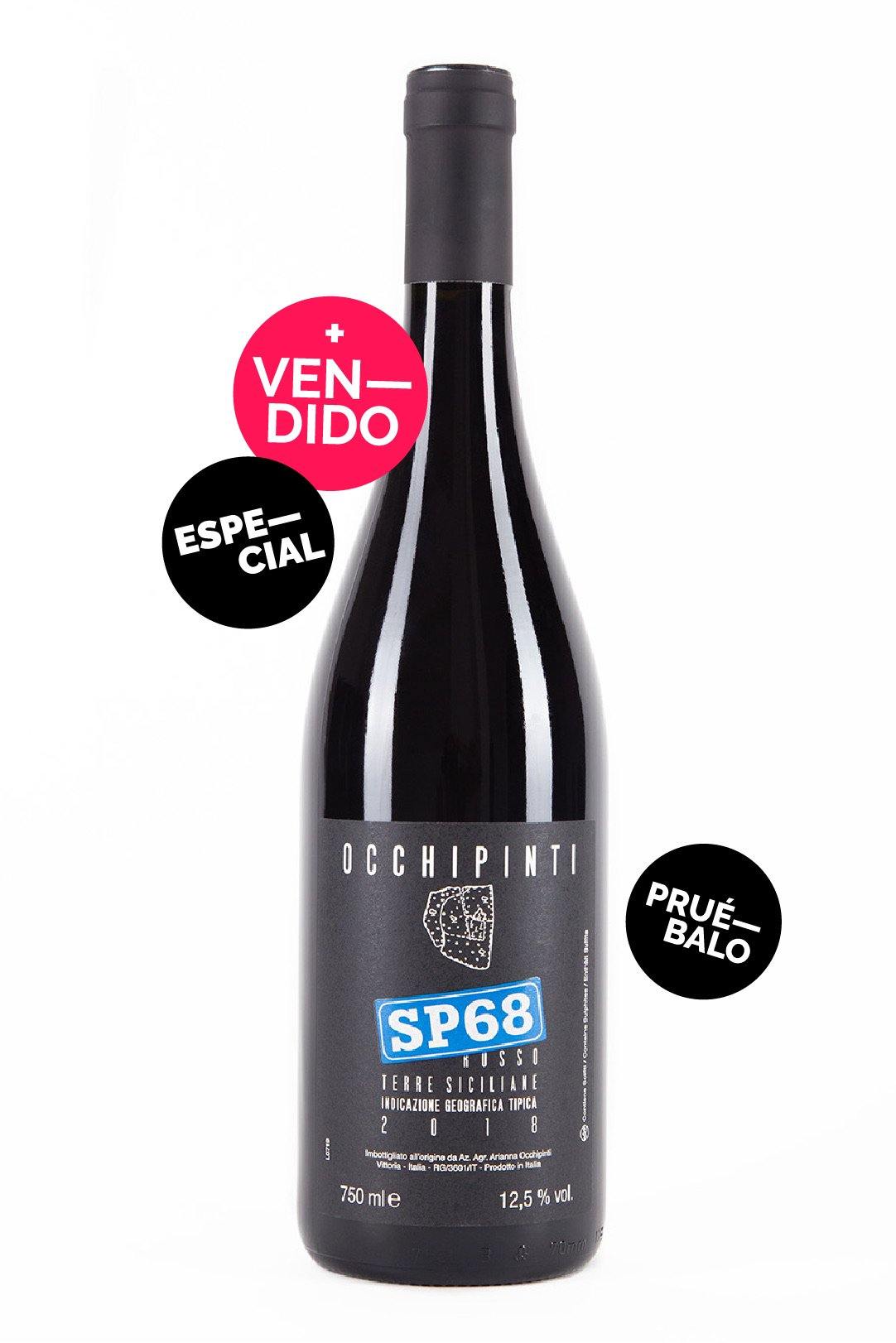 Sp68 Rosso 2018 - Salvaje Vinos, arianna occhipinti, vino natural, vino biodinámico, vino tinto, frappato, natural wine, vino salvaje, vino online, comprar vino, tienda de vino, vino vivo